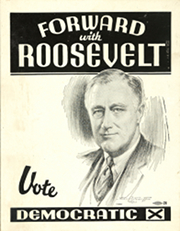 FDR campaign poster