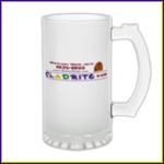 Frosted Glass Stein