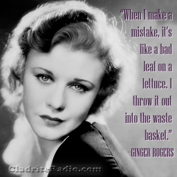 Ginger Rogers quote