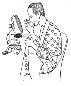 Caricature of Leslie Howard
