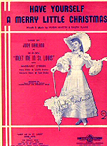 Sheet music--Have Yourself a Merry Little Christmas