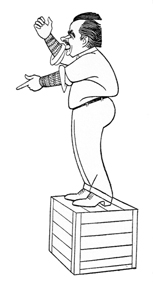 Caricature of Richard Bennett