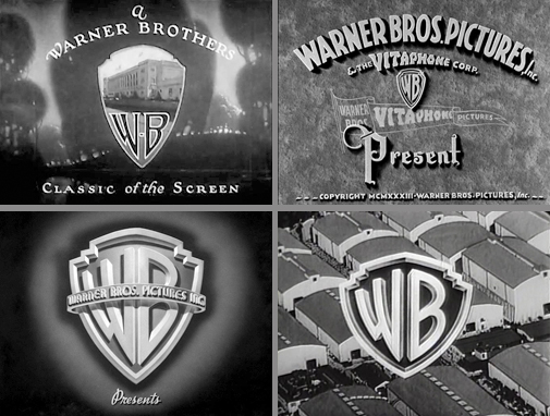 Four screen logos from WB Studio