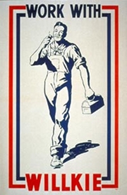 Willkie campaign poster